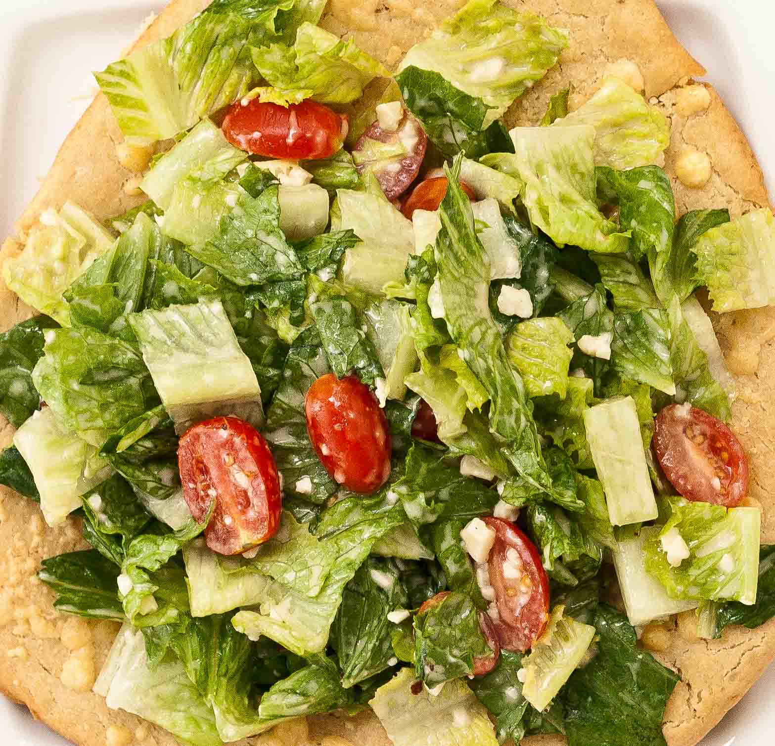 Caesar Salad Pizza | Ruf Love